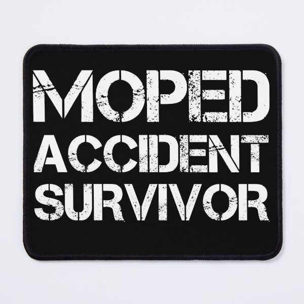 Item preview, Moped Accident Survivor designed and sold by AdiApparel.