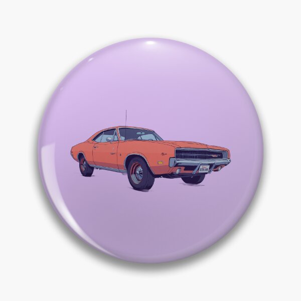 Item preview, Vintage vigor charger in hemi orange comic style designed and sold by kahida.