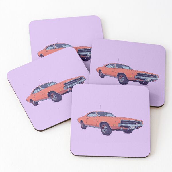Item preview, Vintage vigor charger in hemi orange comic style designed and sold by kahida.