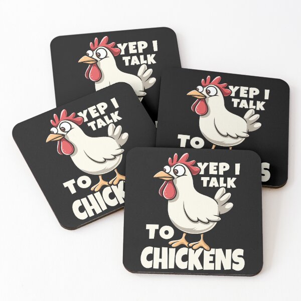 Item preview, Yep I Talk to Chickens - Funny Poultry Farmer Gift designed and sold by PrintCrafting.