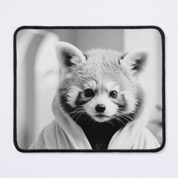 Item preview, Adorable Red Panda in a Cozy Bathrobe designed and sold by vk09.