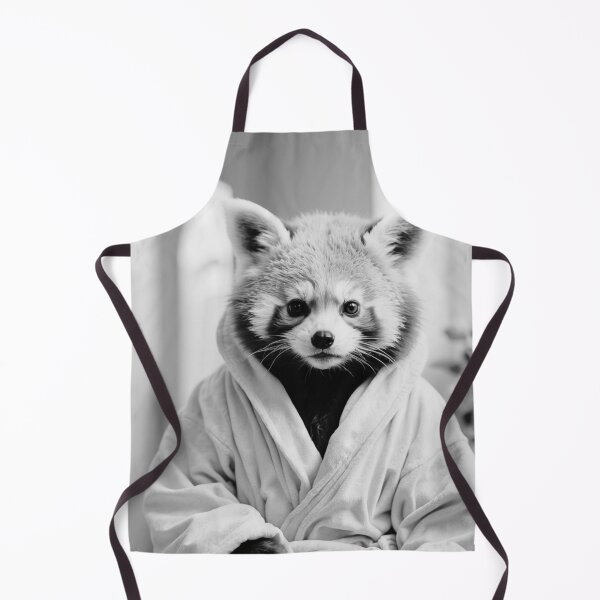 Item preview, Adorable Red Panda in a Cozy Bathrobe designed and sold by vk09.