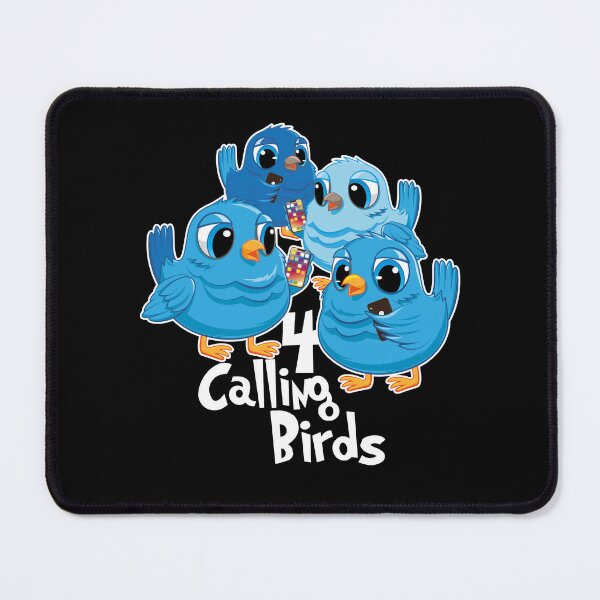 Item preview, 4 Calling Birds Funny Design designed and sold by PNGShop.