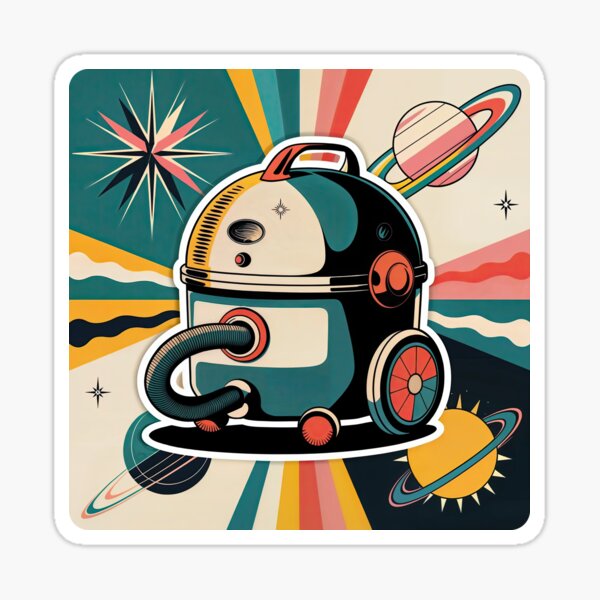 Item preview, Sticker / T-Shirt Design Trending: VACUUM CLEANER designed and sold by ForeverPrintsOK.