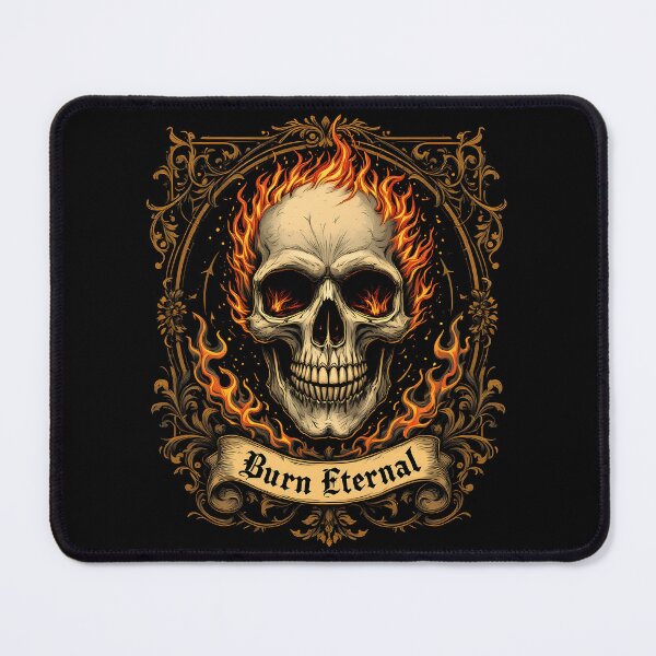 Item preview, Flaming Skull Vintage Design designed and sold by BNCH44.