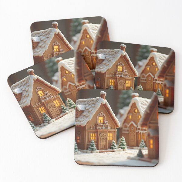 Item preview, Gingerbread Village  designed and sold by Bobs AI Art.
