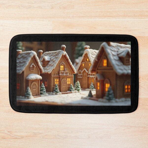 Item preview, Gingerbread Village  designed and sold by Bobs AI Art.