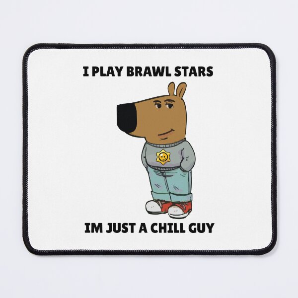 Item preview, Chill guy brawl stars designed and sold by GraphicJungle.