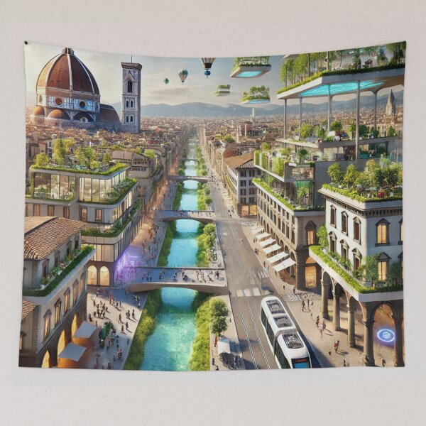 Item preview, Florence - Futuristic Cities designed and sold by Eric Nagel.