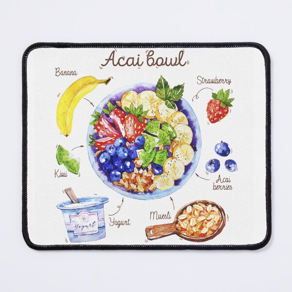 Item preview, Acai Bowl Recipe designed and sold by kimberpix.