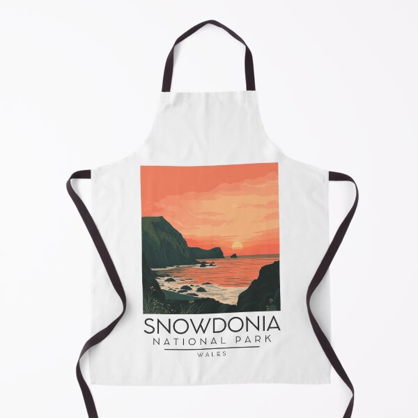 Item preview, A Vintage Illustration of Snowdonia National Park (Eryri) - Wales designed and sold by GoodOldVintage.