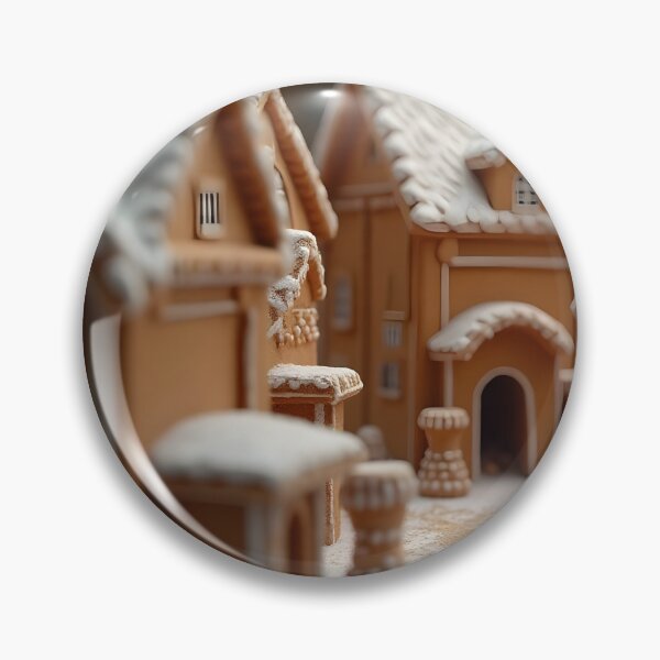 Item preview, Gingerbread Village  designed and sold by Bobs AI Art.