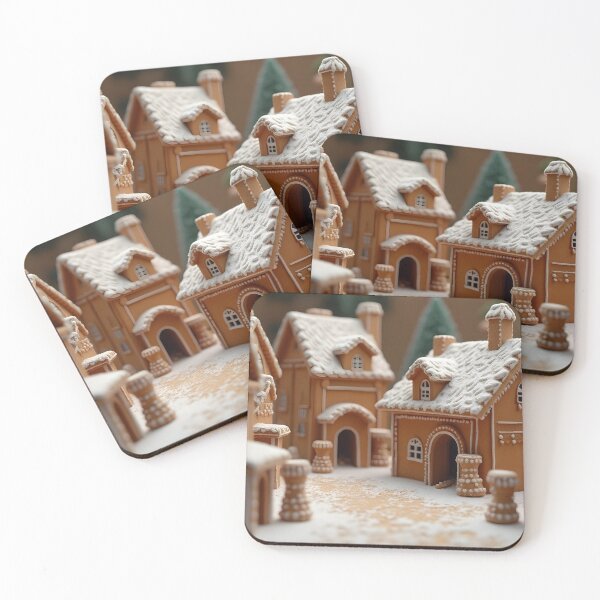 Item preview, Gingerbread Village  designed and sold by Bobs AI Art.