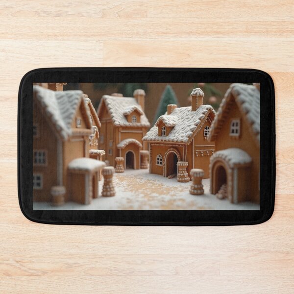 Item preview, Gingerbread Village  designed and sold by Bobs AI Art.