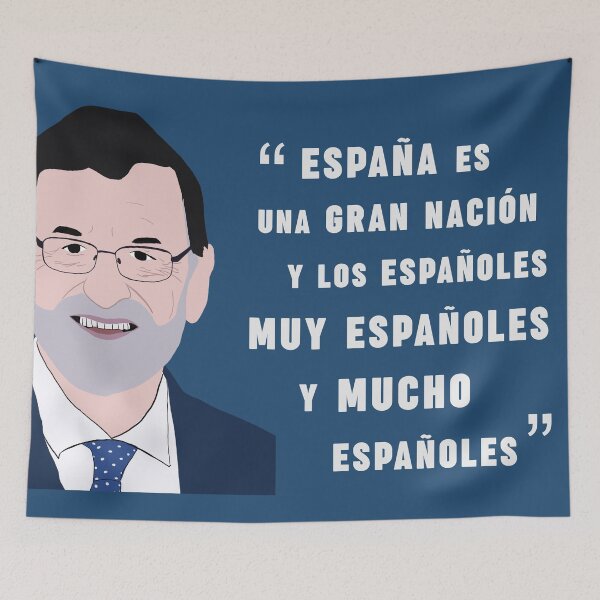 Item preview, Mariano Rajoy - Muy Españoles y Mucho Españoles designed and sold by TigerTom Design.
