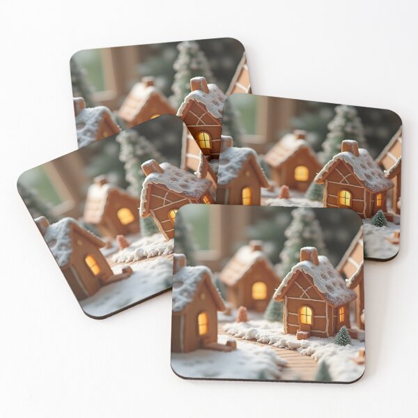 Item preview, Gingerbread Village  designed and sold by Bobs AI Art.