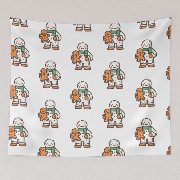 Item preview, Gingerbread man doodle art designed and sold by xiao xuans.
