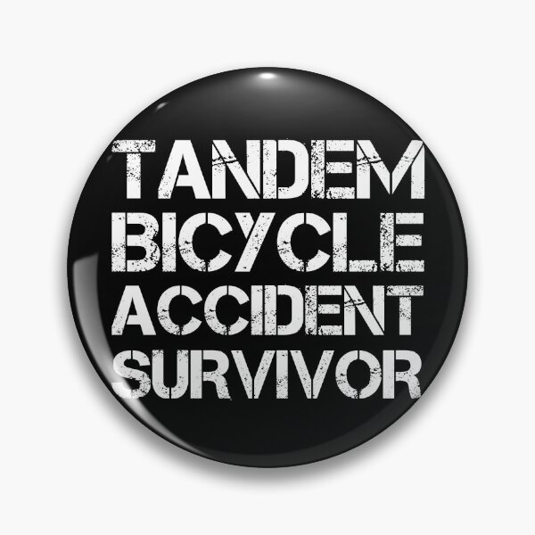 Artikelvorschau, Überlebender eines Tandem-Fahrradunfalls entworfen und verkauft von AdiApparel.