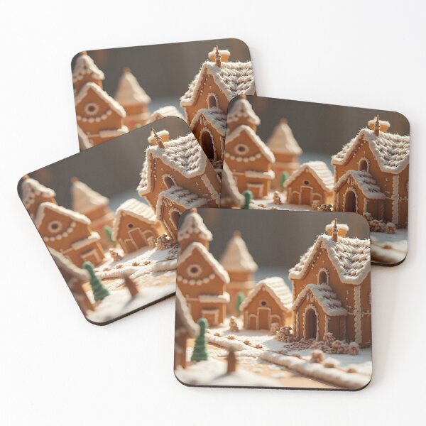 Item preview, Gingerbread Village  designed and sold by Bobs AI Art.