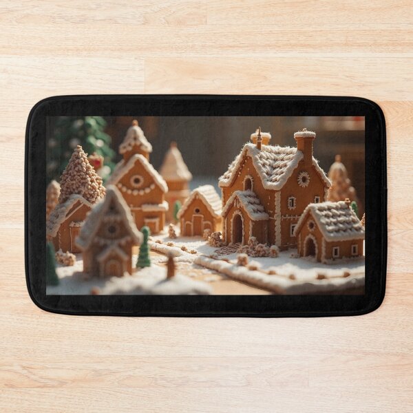 Item preview, Gingerbread Village  designed and sold by Bobs AI Art.