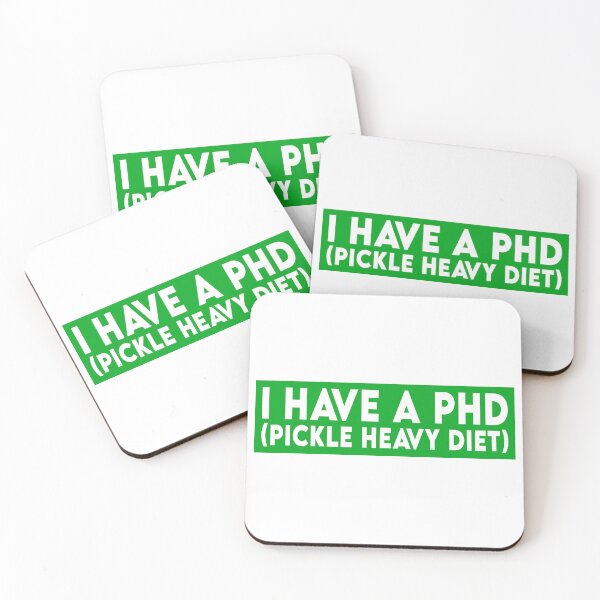 Item preview, I Have A PHD (Pickle Heavy Diet) designed and sold by the-craft-shop.