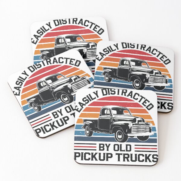 Item preview, Easily Distracted By Old Pick up Trucks Vintage Pickup designed and sold by luannsemmsobre.