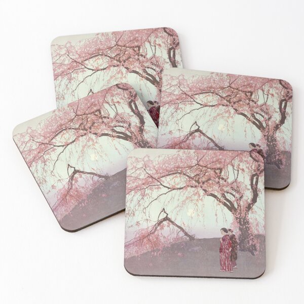 Item preview, Yoshida Hiroshi - Kumoi Cherry Trees  designed and sold by Onodera.