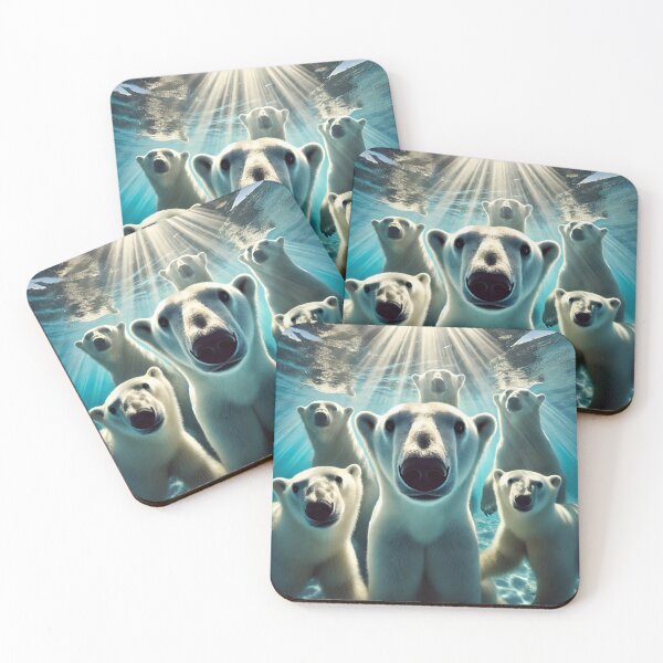 Item preview, Group of Polar Bears designed and sold by Eric Nagel.