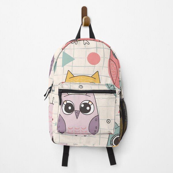 Item preview, Colorful owl pattern designed and sold by Haji  Kamora.