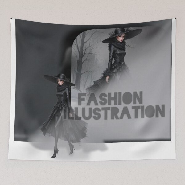Artikelvorschau, Modeillustration entworfen und verkauft von B.P.Fashion.