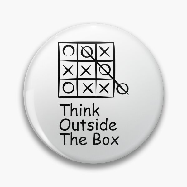 Item preview, Think Outside the Box - Funny Nerdy Computer Science Design designed and sold by ScienceCorner.