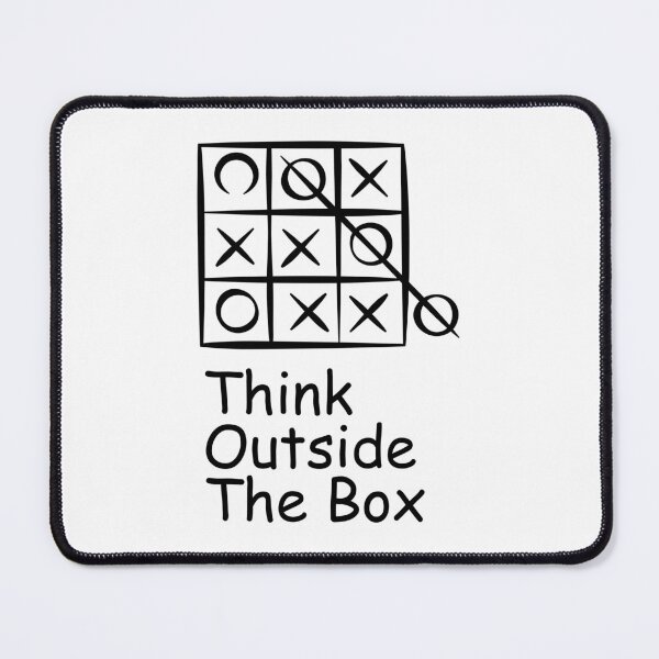 Item preview, Think Outside the Box - Funny Nerdy Computer Science Design designed and sold by ScienceCorner.