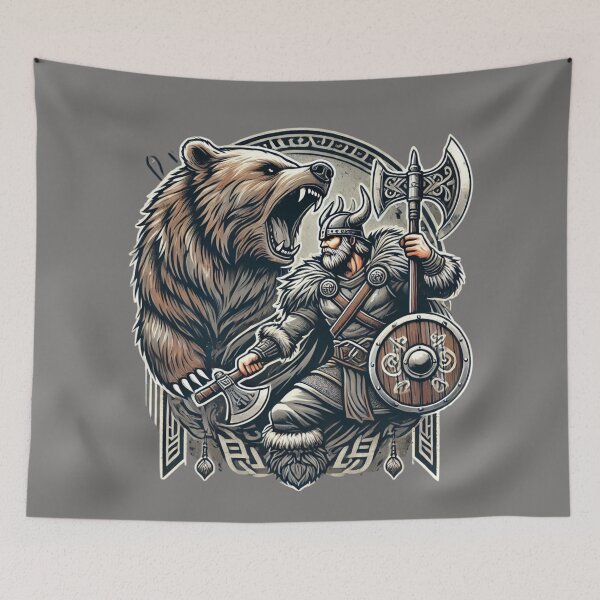 Item preview, Bears vs Vikings - Epic Showdown designed and sold by Zuday.