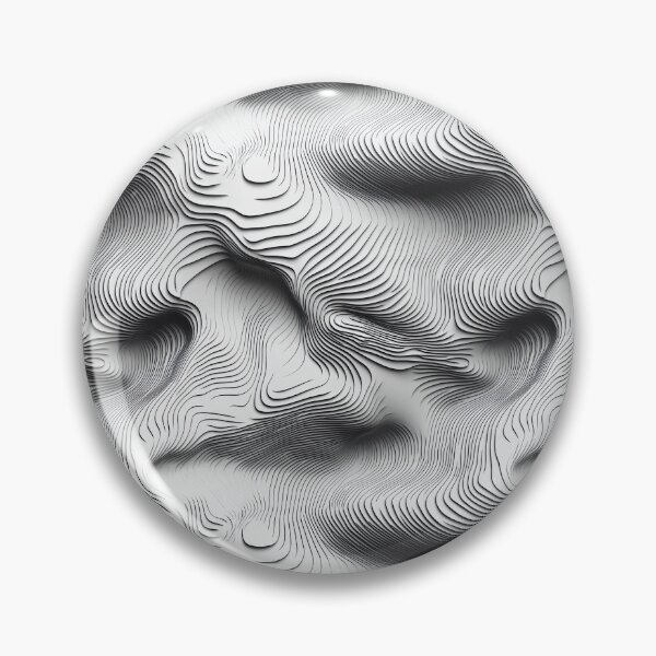 Item preview, Black and White Flowing Lines designed and sold by MidArtForge.