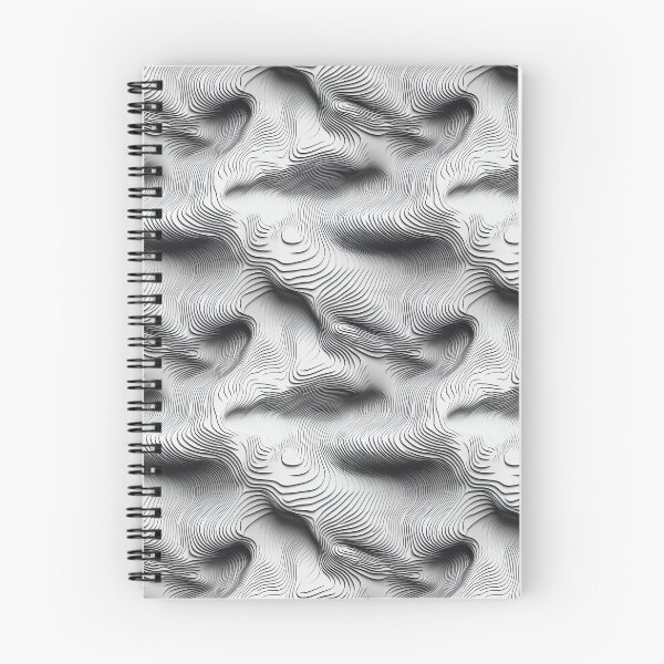 Item preview, Black and White Flowing Lines designed and sold by MidArtForge.