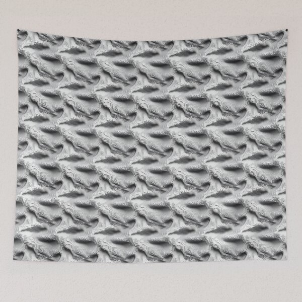 Item preview, Black and White Flowing Lines designed and sold by MidArtForge.