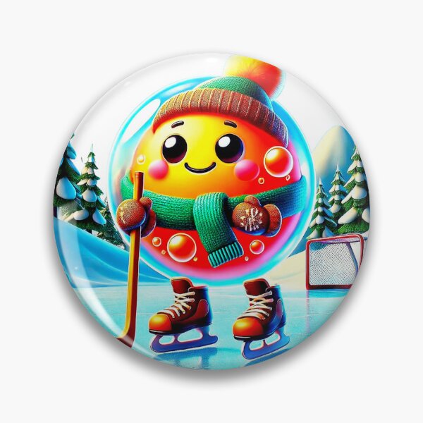 Item preview, "Bubbly Hockey Hero" designed and sold by MaviArt-ADesign.
