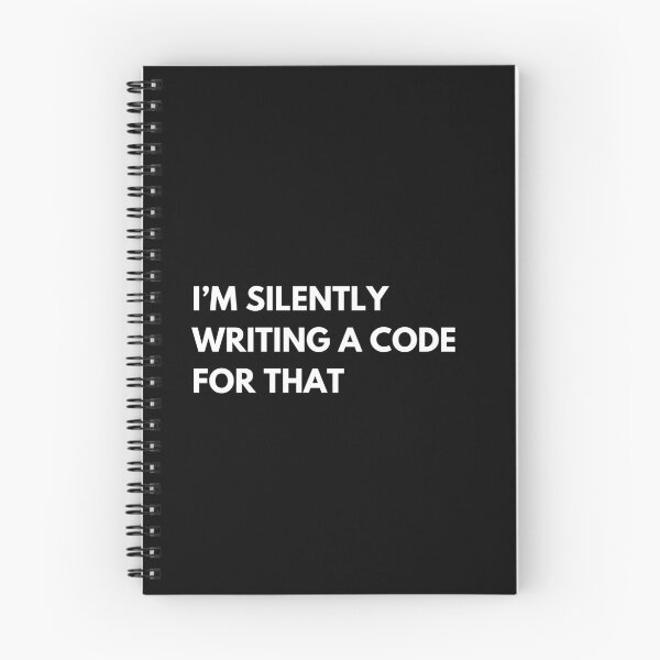 Item preview, Developers & Programmers: I’m Silently Writing a Code For That Funny Coding designed and sold by CuteLovelyDesigns.