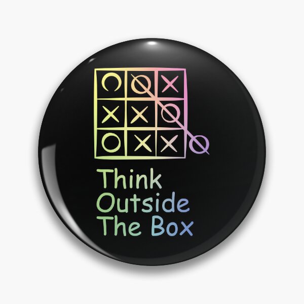Item preview, Think Outside the Box - Funny Nerdy Computer Science Design designed and sold by ScienceCorner.