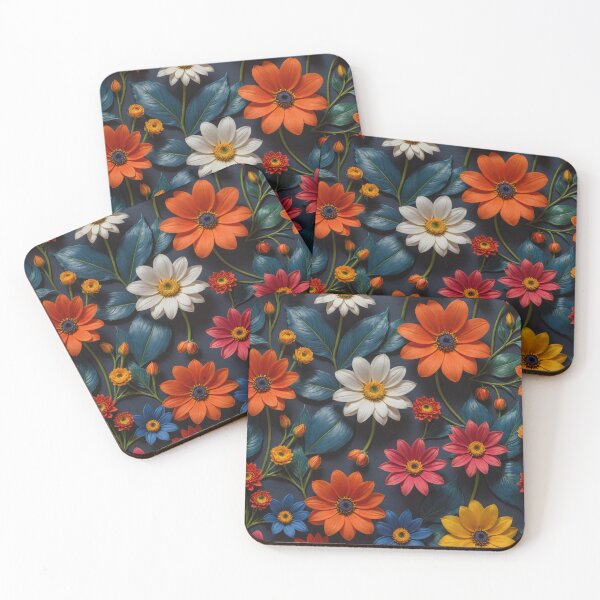 Artikelvorschau, Neuestes Musterdesign Orange, Rosa, Weiß entworfen und verkauft von Pattern Vista Studio.
