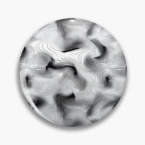 Item preview, Black and White Flowing Lines designed and sold by MidArtForge.