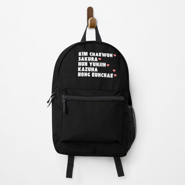 Item preview, LE SSERAFIM with Member Names Kpop Group Design BLACK designed and sold by AJUNICE STUDIO.