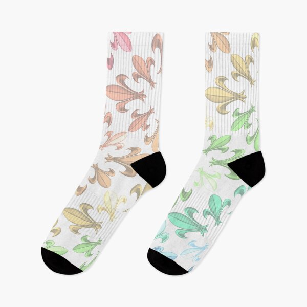 Item preview, Rainbow Fleur Pattern 3 designed and sold by lezell.
