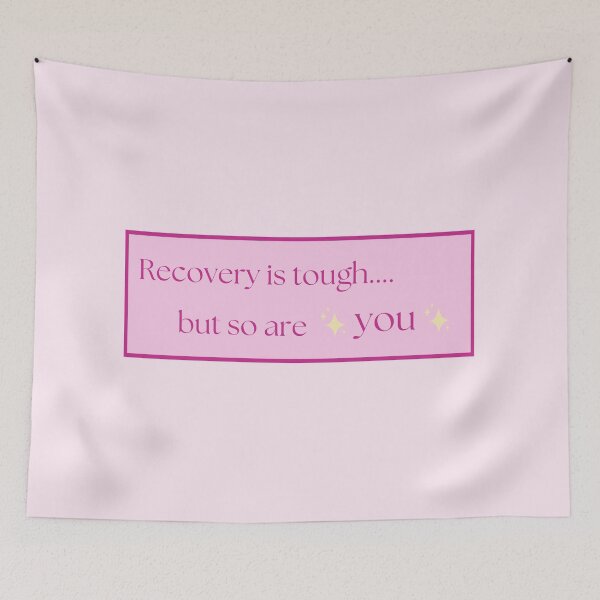 Item preview, Recovery is tough but so are you pink designed and sold by kjwenzel11.