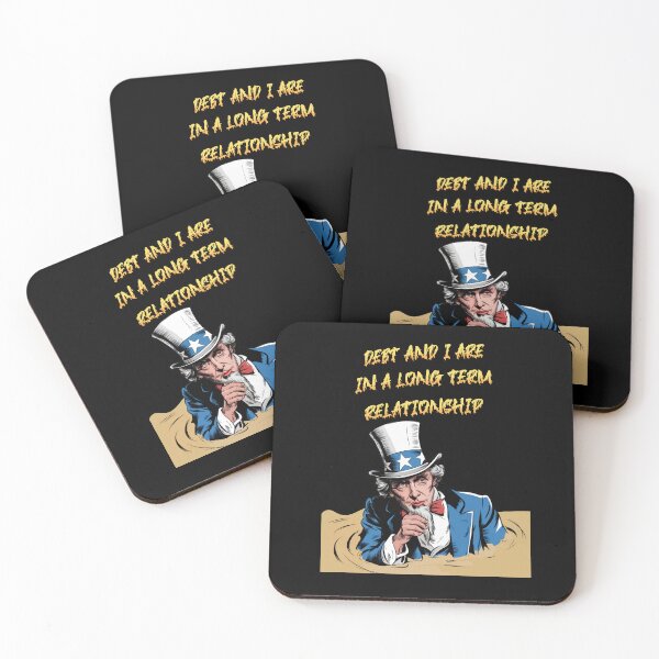 Item preview, Debt And I Are In A Long Term Relationship Funny Humorous Quote designed and sold by signshirtz.