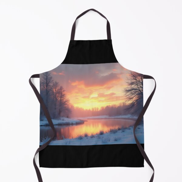Item preview, Winter Sunset designed and sold by Bobs AI Art.