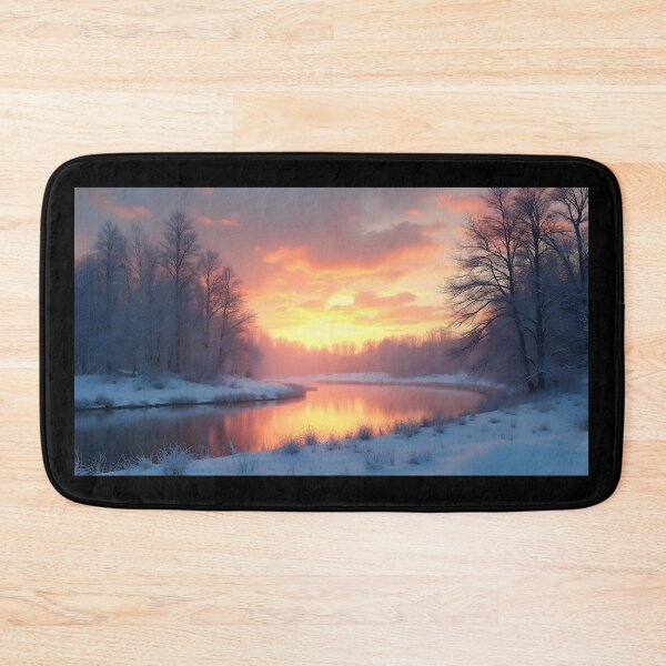 Item preview, Winter Sunset designed and sold by Bobs AI Art.