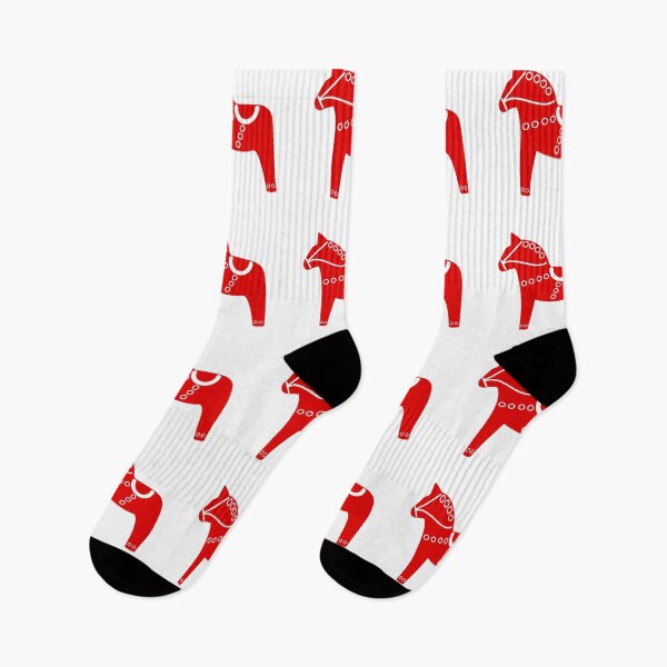 Item preview, Scandinavian folk art -  Dala horse red designed and sold by mikistudio.