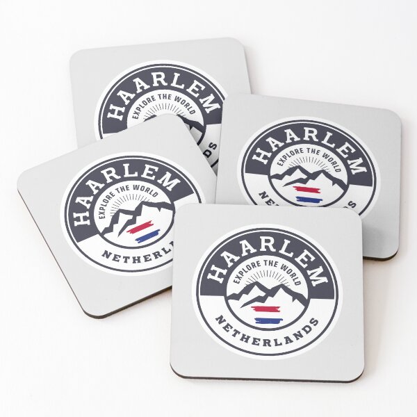 Item preview, Haarlem Netherlands Black and White Crest designed and sold by World Designs.