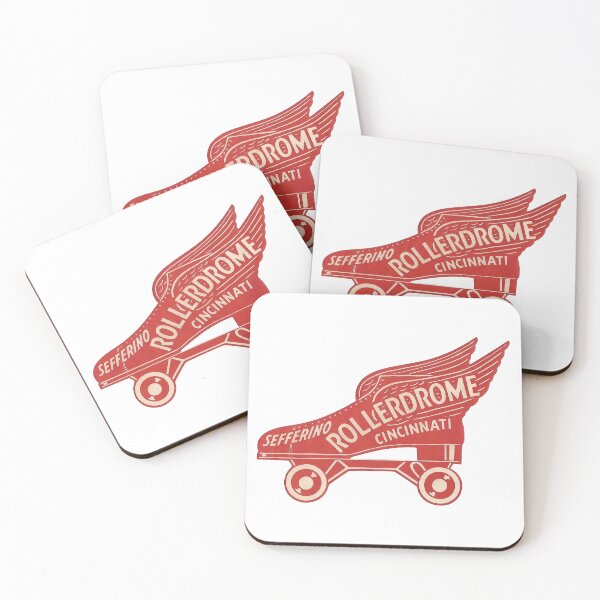 Item preview, Sefferino Rollerdrome Cincinnati Ohio Roller Skating Rink Sticker Decal Label designed and sold by tislord.